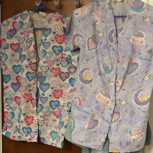 TWO SCRUB SWEATERS! A BUNDLE!